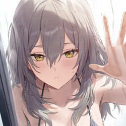 This is a pixiv picture whose title is 開ける？.