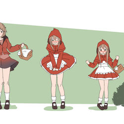 This is a pixiv picture whose title is Red Riding Hood TGAR.