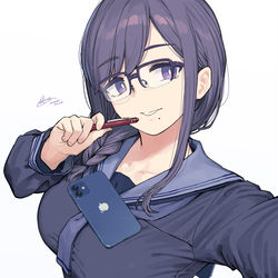 This is a pixiv picture whose title is 黒子ちゃん#たわわチャレンジ.