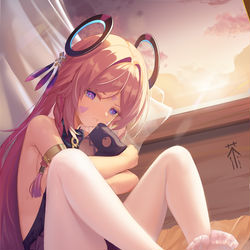 This is a pixiv picture whose title is 茜特菈莉.
