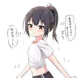This is a pixiv picture whose title is 体育の授業中のコ.