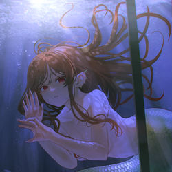 This is a pixiv picture whose title is mermaid.