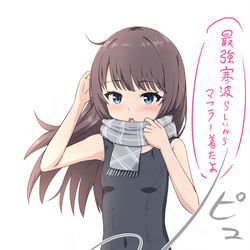 This is a pixiv picture whose title is 最強寒波ですって.