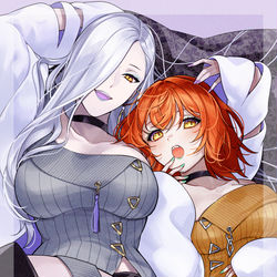 This is a pixiv picture whose title is 🐍🍶🐍.