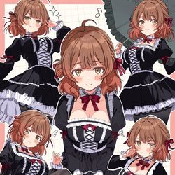 This is a pixiv picture whose title is ゴスロリ佑芽ちゃん！🎀.