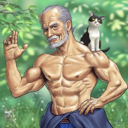 This is a pixiv picture whose title is こんなじじいになりたいな.