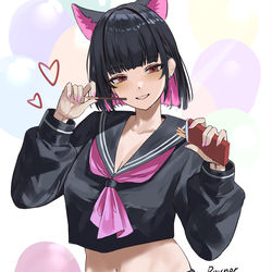 This is a pixiv picture whose title is 杏山カズサ.