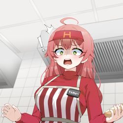 This is a pixiv picture whose title is みこが注文を間違える.