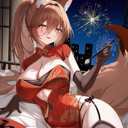 This is a pixiv picture whose title is 芙兰卡.