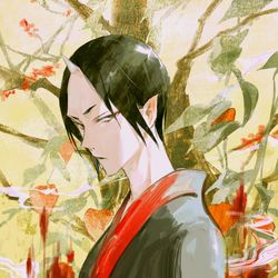 This is a pixiv picture whose title is 鬼灯様.