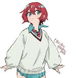 This is a pixiv picture whose title is マチュ可愛い.