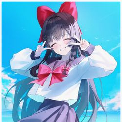 This is a pixiv picture whose title is hina.
