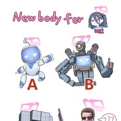 This is a pixiv picture whose title is ケイのための新しいボディを選びましょう！.