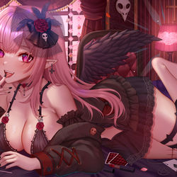 This is a pixiv picture whose title is 桃野薔薇.