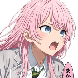 This is a pixiv picture whose title is イケメン愛音ちゃん.