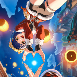 This is a pixiv picture whose title is 海灯節記念写真.