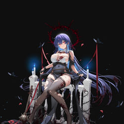 This is a pixiv picture whose title is 【仕事絵】 영혼키우기.