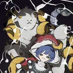 This is a pixiv picture whose title is 羊の夢を見たか.