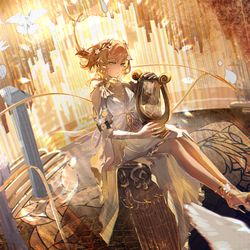 This is a pixiv picture whose title is Aglaea.