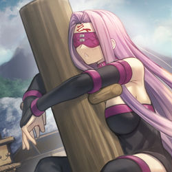 This is a pixiv picture whose title is メドゥーサと絡まり棒.