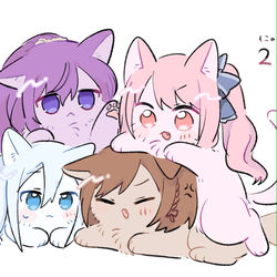 This is a pixiv picture whose title is 25(ニャーゴ)の日.