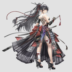 This is a pixiv picture whose title is 斬る！.
