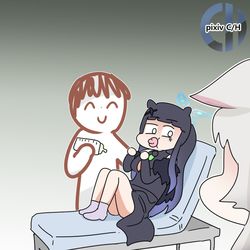 This is a pixiv picture whose title is [F/P] 베이비 케어 Babycare.
