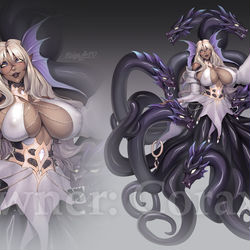 This is a pixiv picture whose title is Scylla.