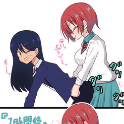 This is a pixiv picture whose title is 百合マチュ.