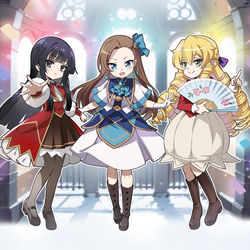 This is a pixiv picture whose title is 乙女ゲームの悪役令嬢.