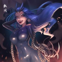 This is a pixiv picture whose title is 【哪吒之魔童闹海】敖闰：想当年 姑姑我也是个反骨仔！.
