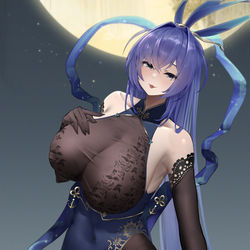 This is a pixiv picture whose title is Lunar NJ.