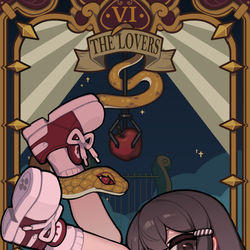 This is a pixiv picture whose title is 白告姬-THE LOVERS.