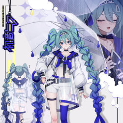 This is a pixiv picture whose title is rainwear.