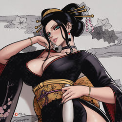 This is a pixiv picture whose title is Nico Robin Oiran.