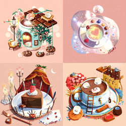 This is a pixiv picture whose title is Chocolate time.