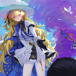 This is a pixiv picture whose title is 菲比.