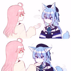 This is a pixiv picture whose title is 🫢.
