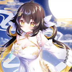 This is a pixiv picture whose title is 十曜·金乌「金雀钗」.