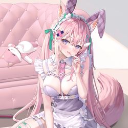 This is a pixiv picture whose title is 博衣こより.