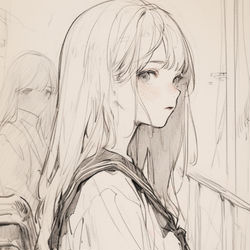 This is a pixiv picture whose title is 『doodle』.