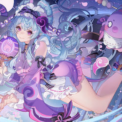 This is a pixiv picture whose title is 夢見月瑞希.