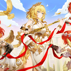This is a pixiv picture whose title is 授勋.