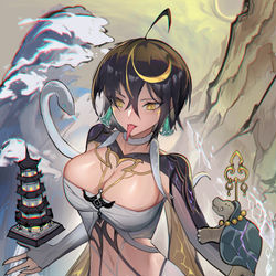 This is a pixiv picture whose title is 水漫金山-玄文靖.