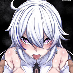 This is a pixiv picture whose title is Angry Kiana😫.