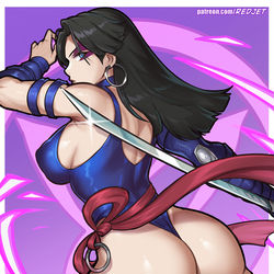 This is a pixiv picture whose title is Psylocke.