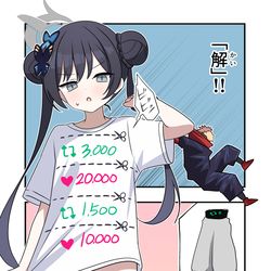 This is a pixiv picture whose title is ブルアカ漫画2089.