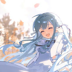 This is a pixiv picture whose title is 笑顔.