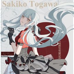 This is a pixiv picture whose title is 画了豊川祥子.