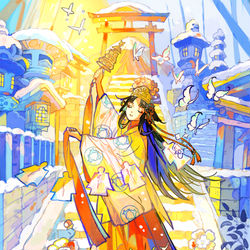 This is a pixiv picture whose title is 浄化.
